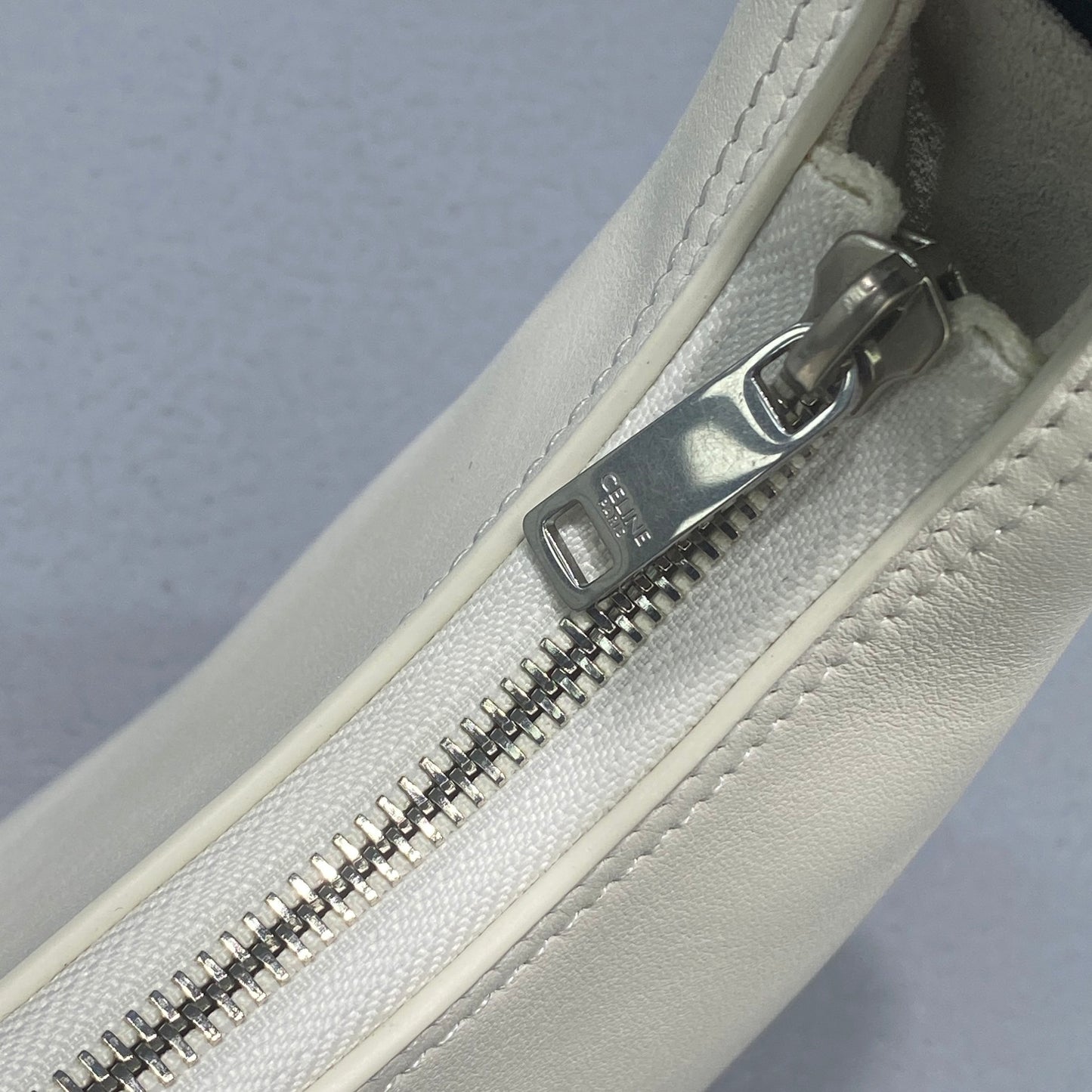 CE Medium Ava Bag With CE Strap White For Women 9in/23cm