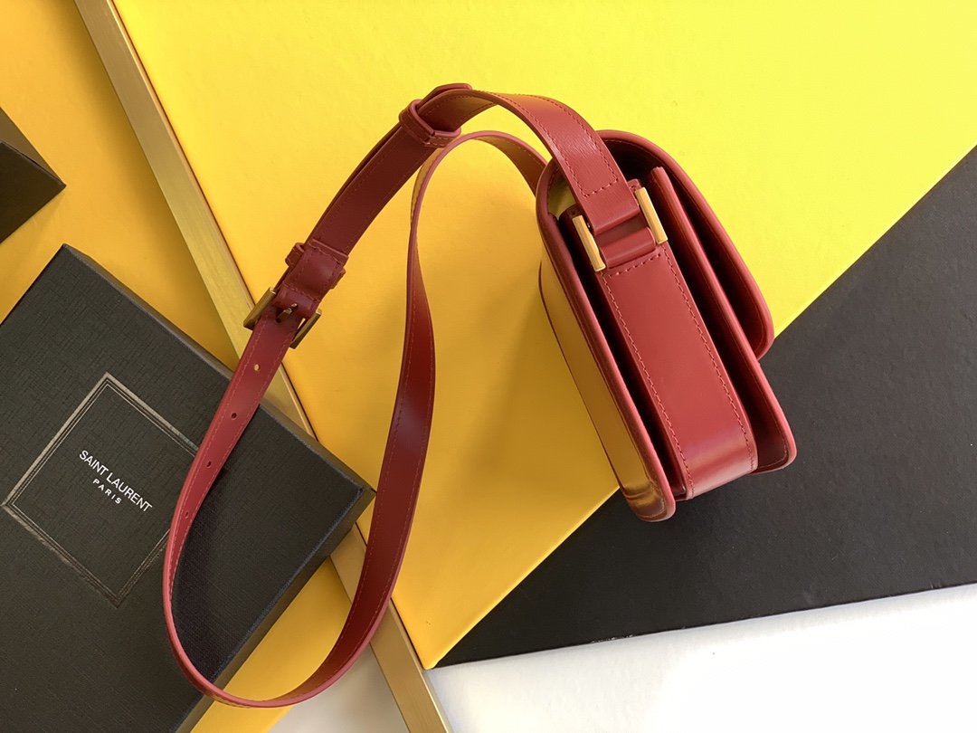 YSSL Solferino Small Satchel Bag Red In Box With Gold Hardware 7.4in/19cm YSl 6343060SX0W6805