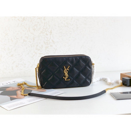 YSSL Becky Crossbody Bag Black For Women 7in/18cm YSL P00533588