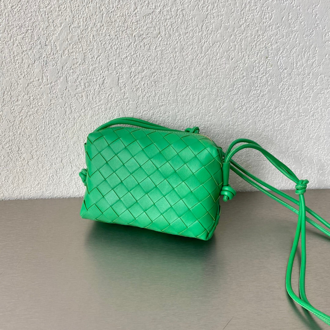 BV Mini Loop Camera Bag Green, For Women, Women’s Bags 6.7in/17cm 680254V1G113722