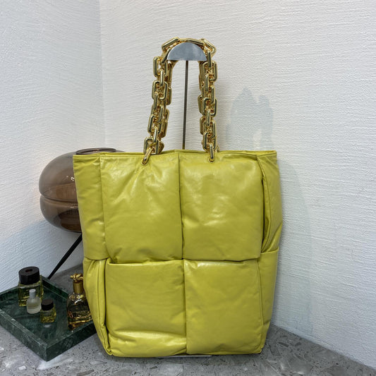 BV Handle Bag Yellow, For Women, Bags 15.8in/40cm