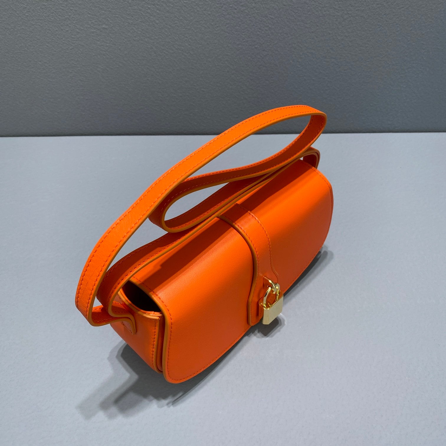 CE Clutch On Strap Orange For Women 7in/18cm