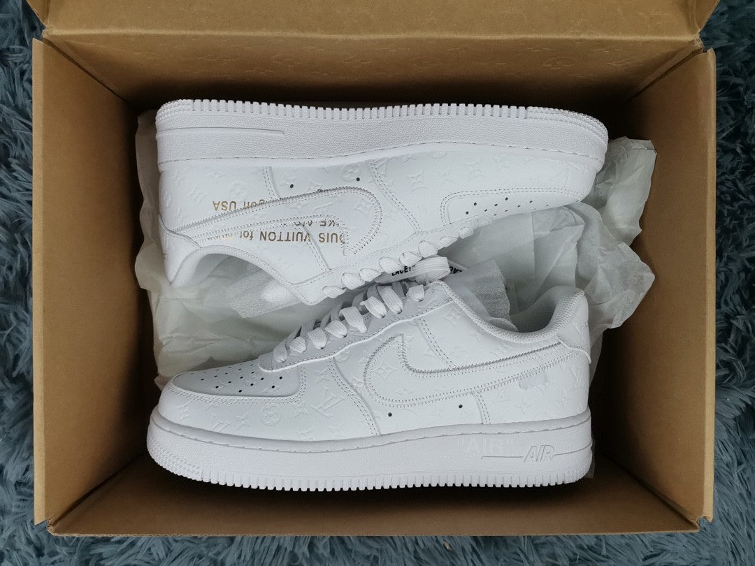  Nike Air Force 1 Low x Louis Vuitton Virgil Abloh &#8216;White&#8217; For Men CT1741-101