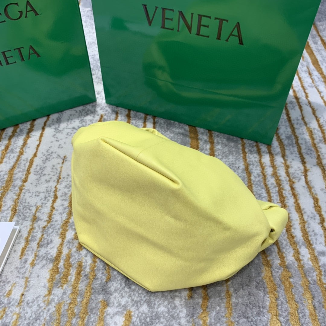 BV Double Knot Bag For Women 11.8in/30cm In Yellow