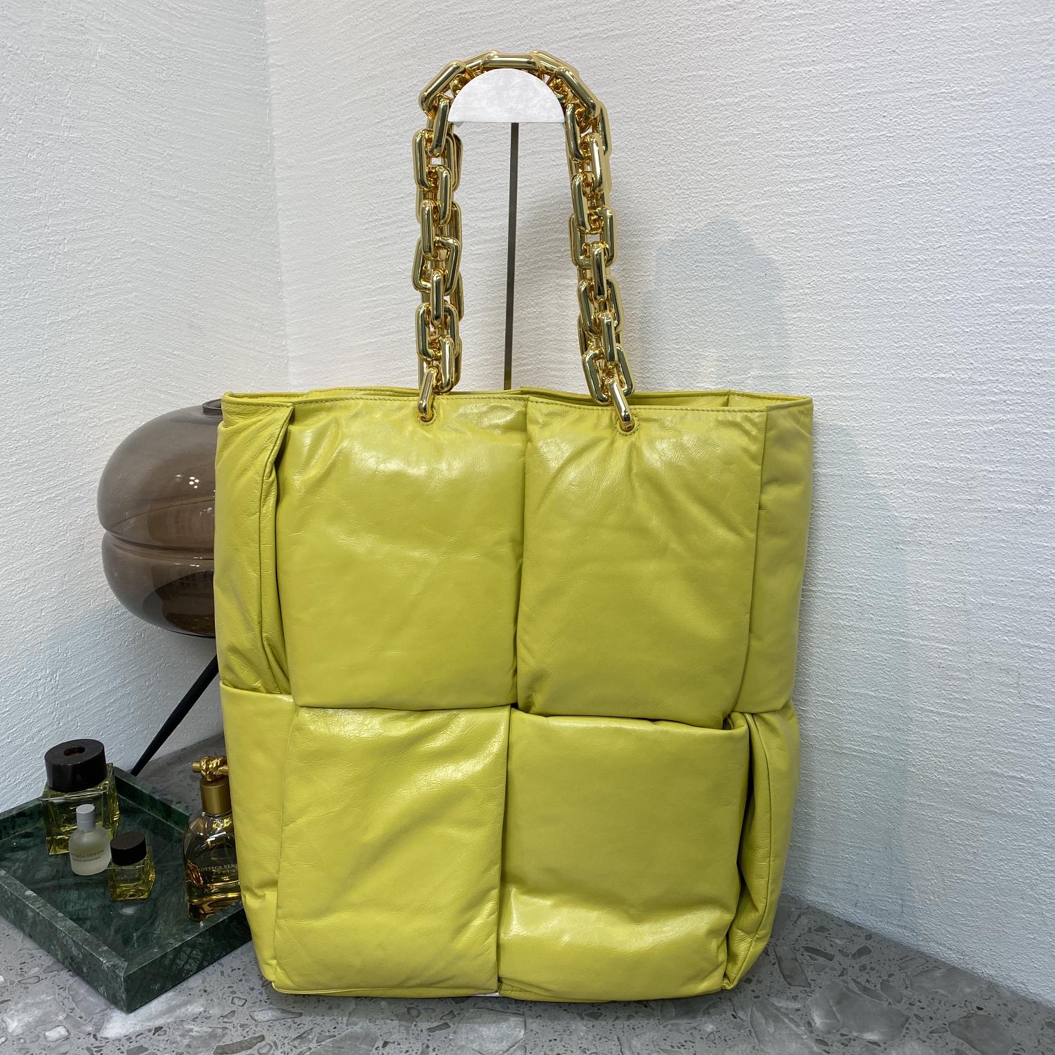 BV Handle Bag Yellow, For Women, Bags 15.8in/40cm