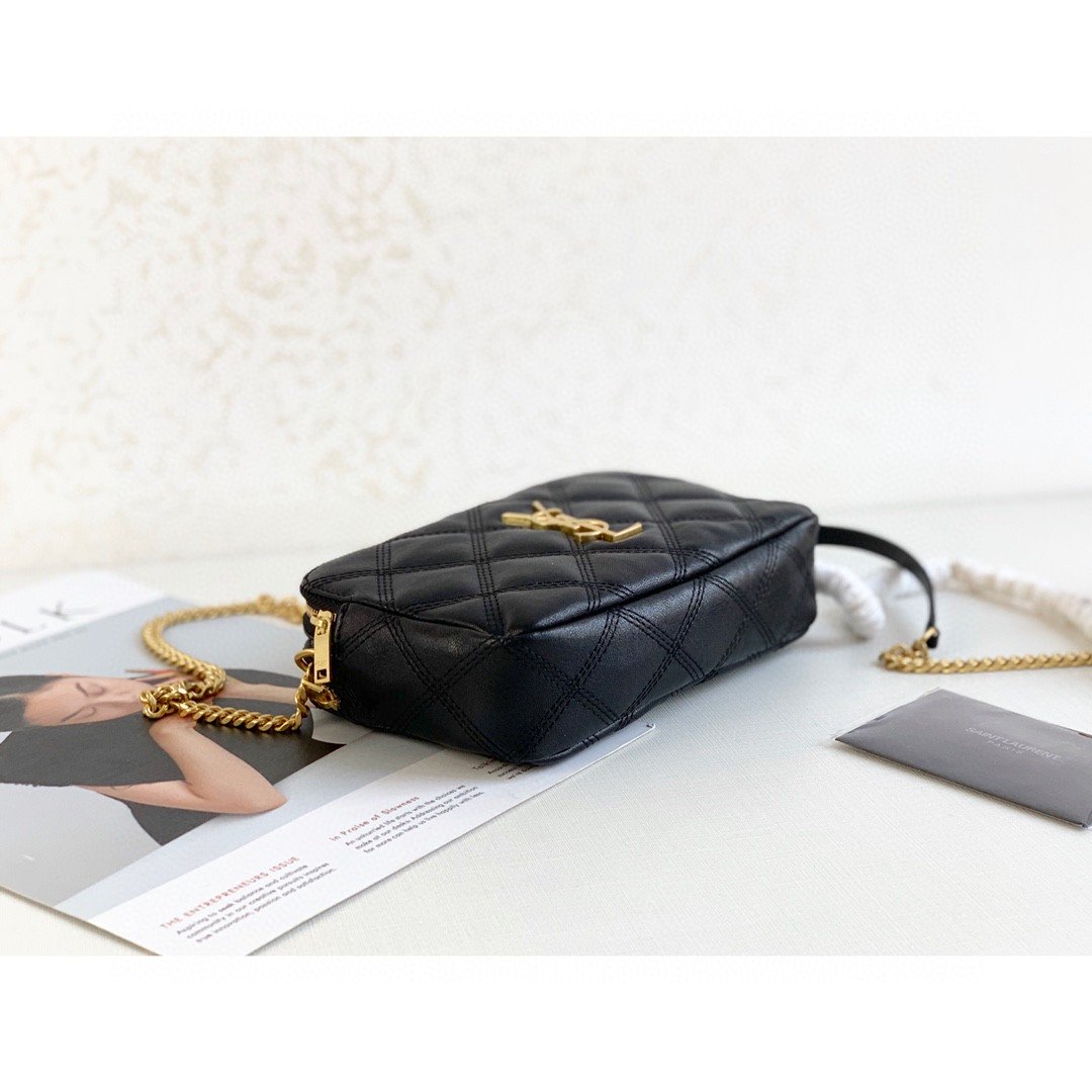 YSSL Becky Crossbody Bag Black For Women 7in/18cm YSL P00533588