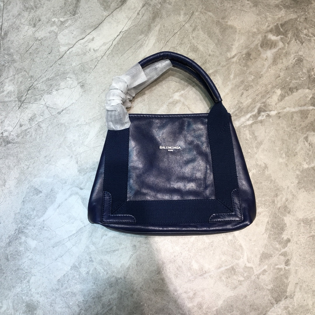 Balen Navy XS Tote Bag In Blue, For Women,  Bags 12.6in/32cm