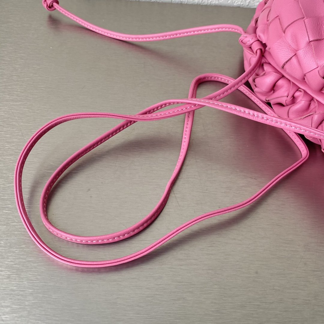 BV Mini Pouch Pink, For Women, Bags 8.6in/22cm