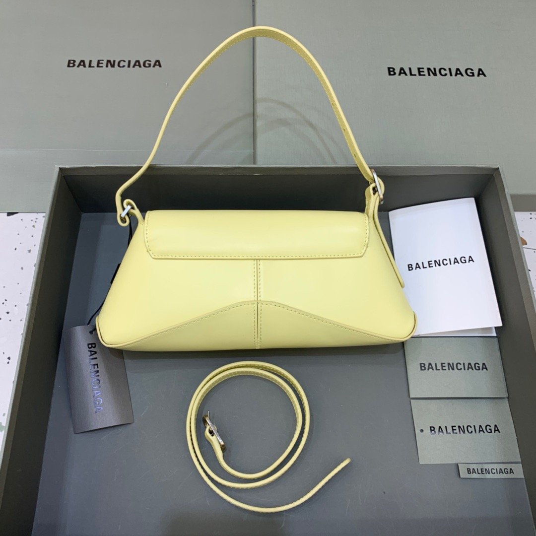 Balen XX Small Flap Bag Box Yellow, For Women,  Bags 10.6in/27cm 6956452109A7408