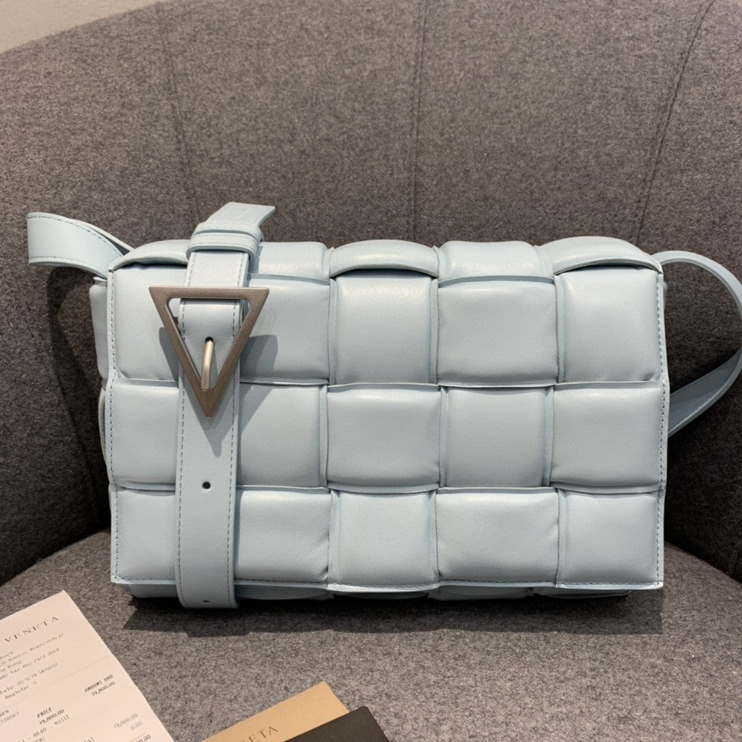 BV Padded Cassette Bag For Women 10.2in/26cm In Light Blue