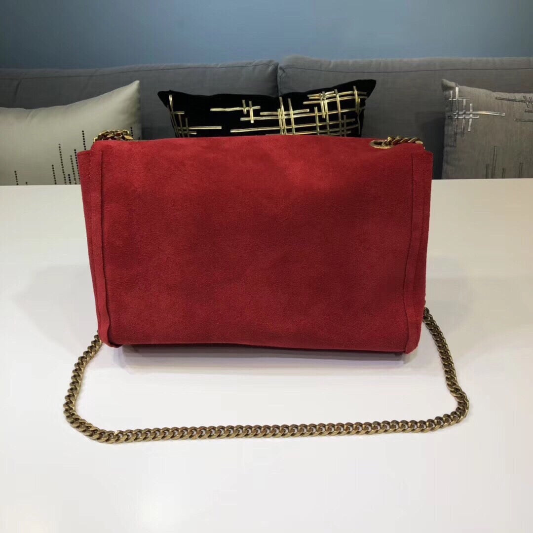 YSSL Kate Medium Reversible Chain Bag Red For Women 28.5in/11.2cm YSL 