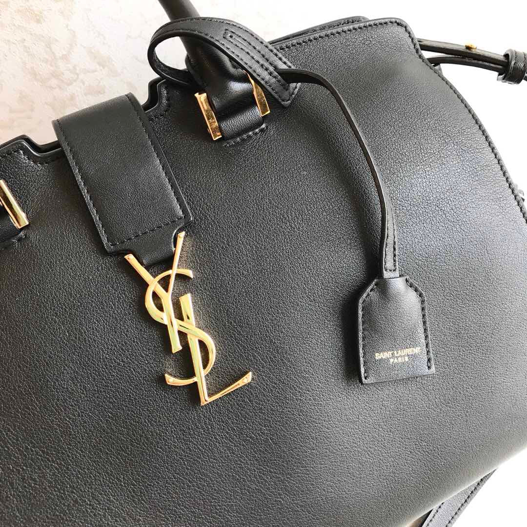 YSSL Monogram Cabas Small Black For Women 12in/31cm YSL