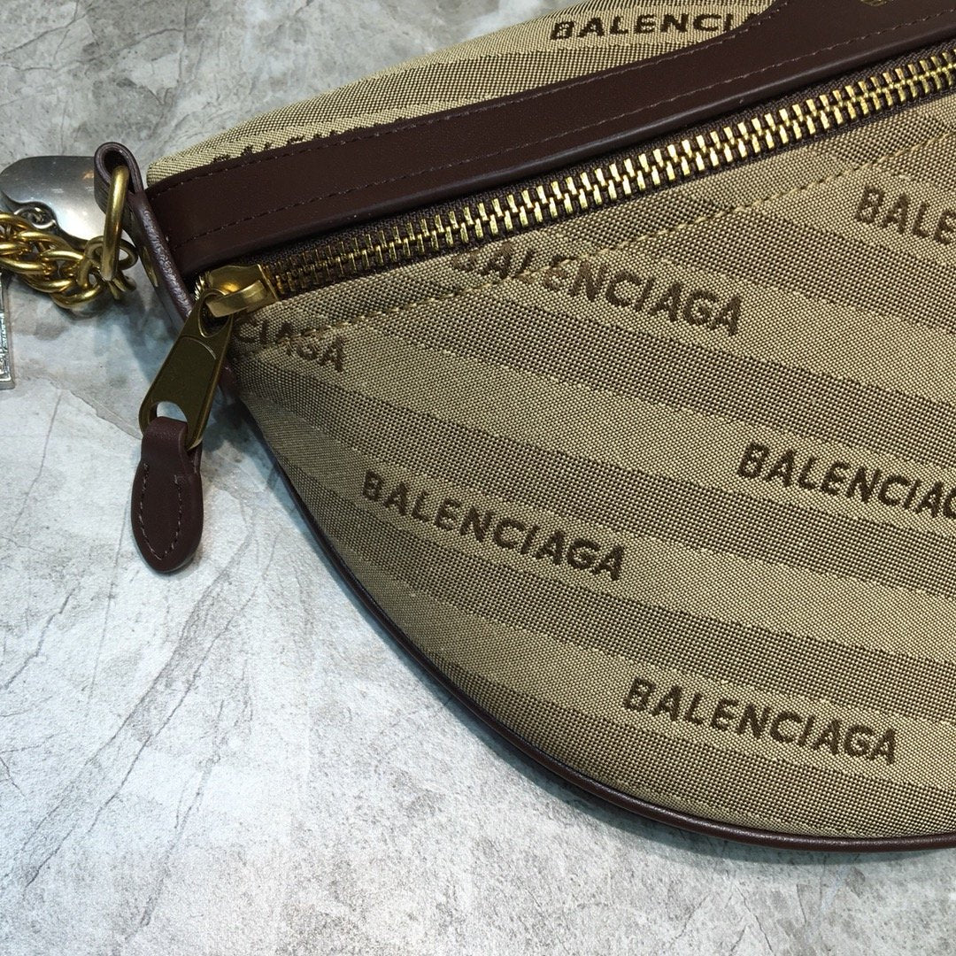 Balen Souvenir XS Belt Bag In Brown, For Women,  Bags 9.5in/24cm