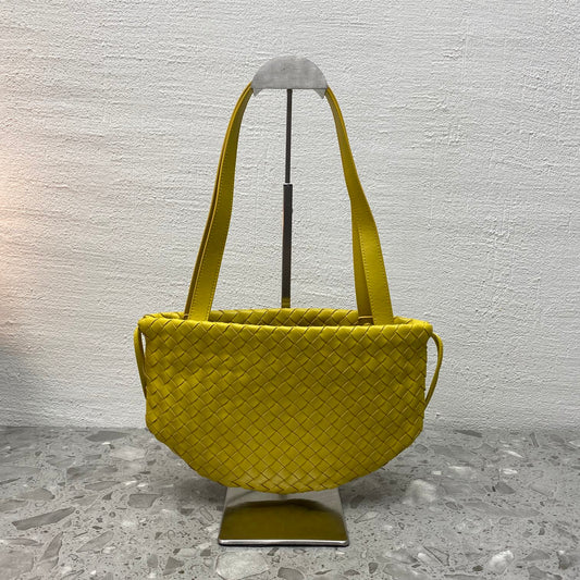 BV Shoulder Bag Yellow, For Women, Women’s Bags 10.2in/26cm