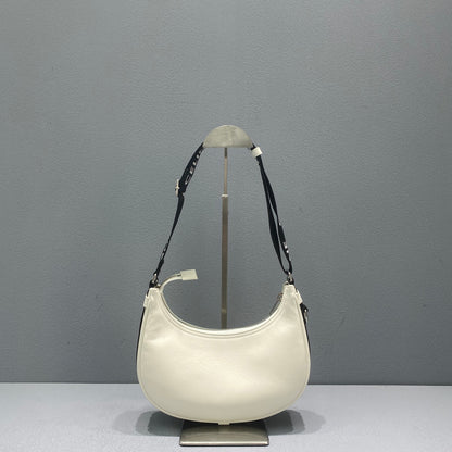 CE Medium Ava Bag With CE Strap White For Women 9in/23cm